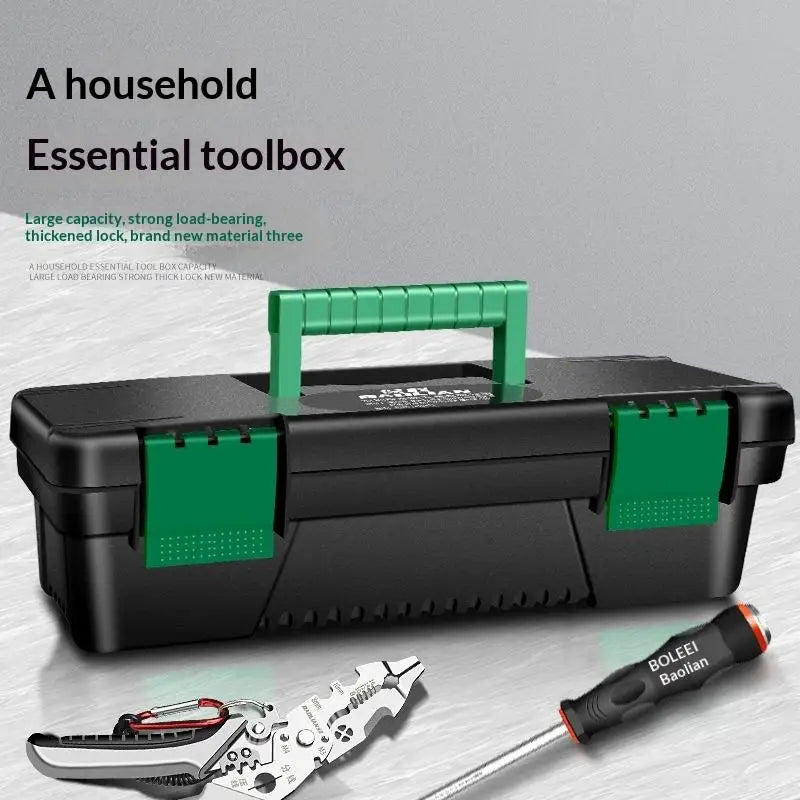 (BF06)10Inch Plastic Tool Box Storage Case For Carpentry Electrical Repairs Tool Handheld Toolbox Storage Box Plastic Toolbox