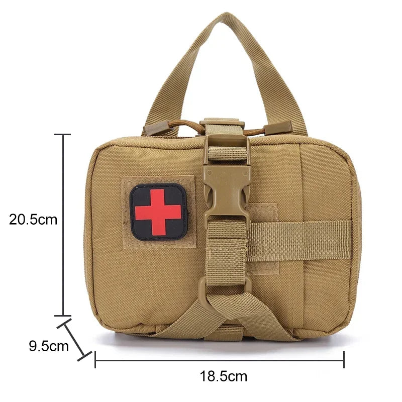 Tactical EMT Pouch Molle Medical Pouches IFAK Tear-Away First Aid Kit Emergency Survival Bag for Outdoor Camping Travel