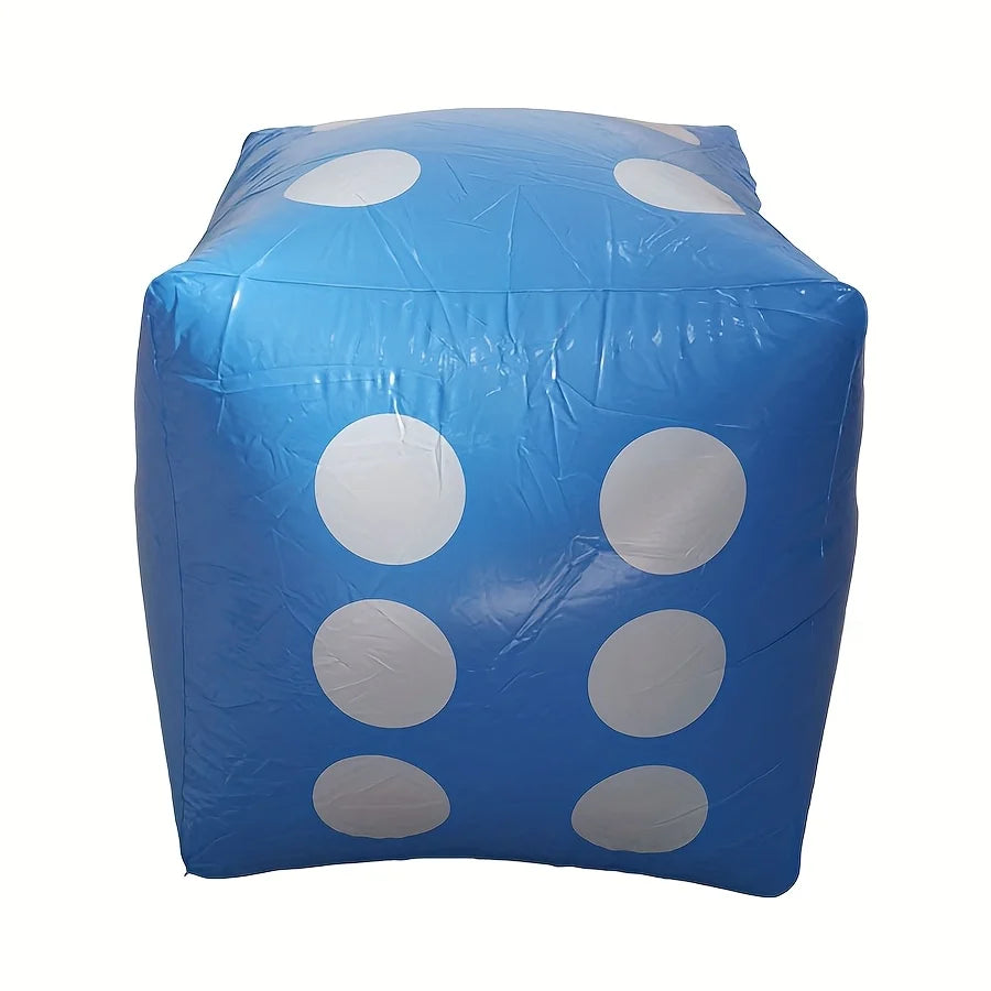 30cm Giant Inflatable Dice Lightweight Pool Party Games Outdoor Activities Fun Summer Beach Water Play Durable Cube JXB