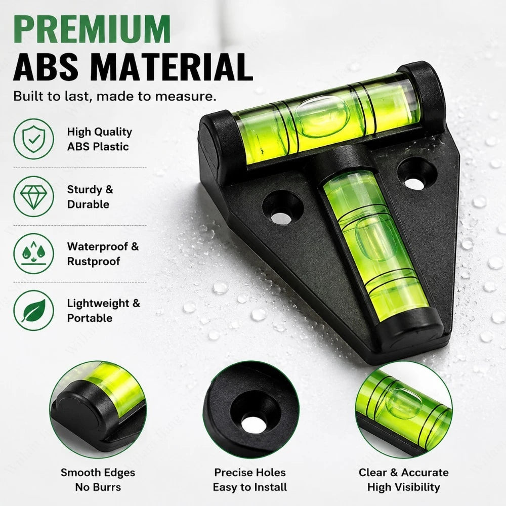 3/5/10PCS T Type Tile Leveling Device Spirit Level Precision Measuring Tool for Wall Floor Tile Paving and Construction Projects