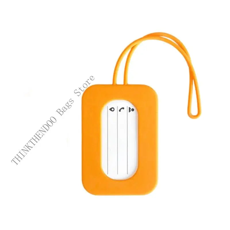 Silicone Airline Luggage Tages for Suitcases Name Labels Suitcase Tages for Travel Bag Case Name Tages Flexible