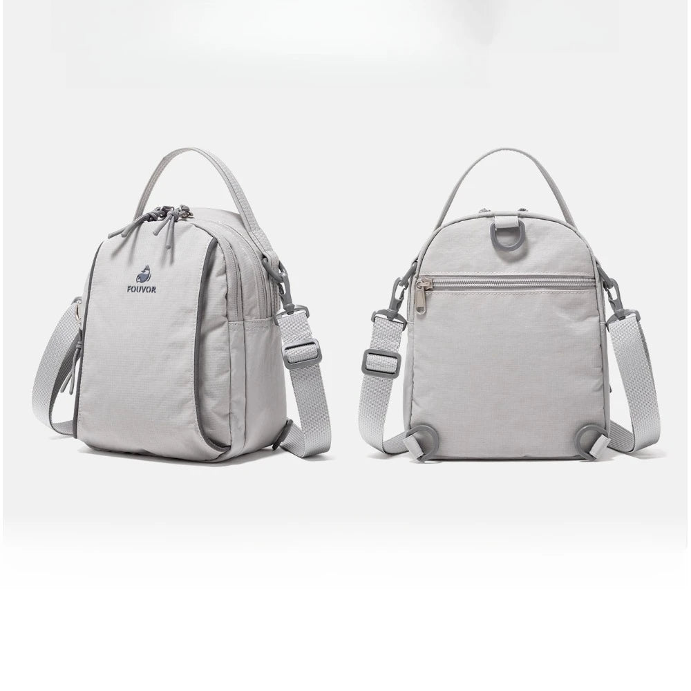 Fouvor Women's Small Crossbody Bag Multi-functional Fashion Backpack for College Students Single Double Shoulder Bags 3073-12