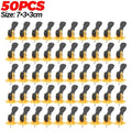 10/50pcs Floor Tile Leveling Spacers Clips Ceramic Leveler Adjuster for Tile Laying Fixing Flat Ceramic Wall Construction Tools
