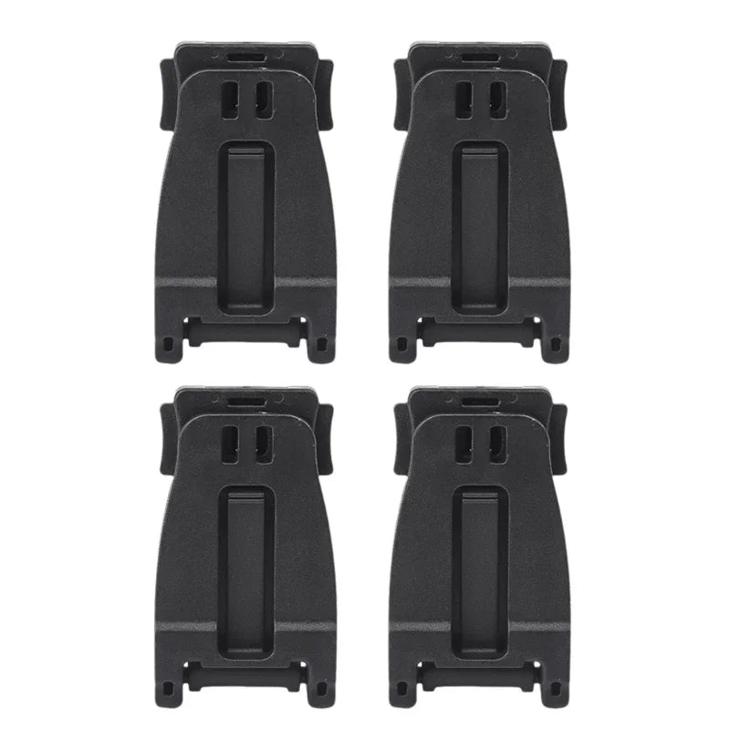 6/2pcs Outdoor Army Rucksack Accessory Molle System Webbing Buckle Clip Backpack Mounting Buckle Camping & Hiking Gadgets