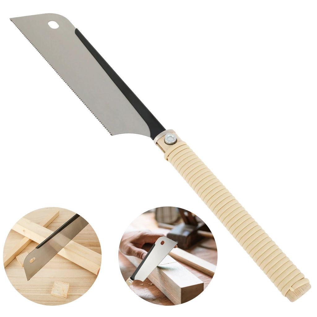 Japanese Pull Saw Hand Saw 10inch Dovetail Saw Tenon Saw for Ultra Fine Cross Cut Rip Cut Angle Cut Woodworking Tools