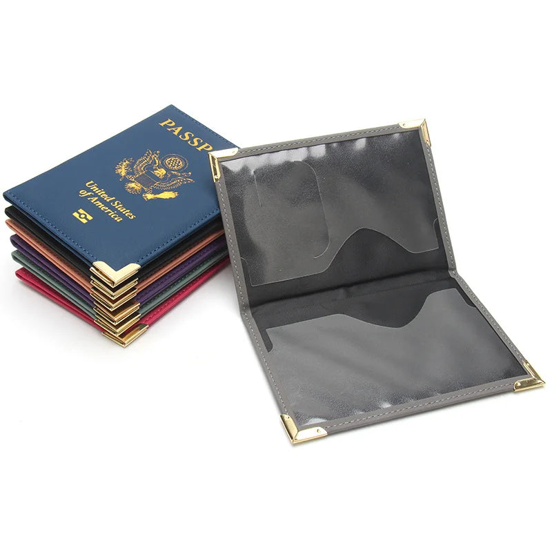 Passport Holder Cover Wallet Case Card Slot Travel Accessories Documents Organizer for Women Men