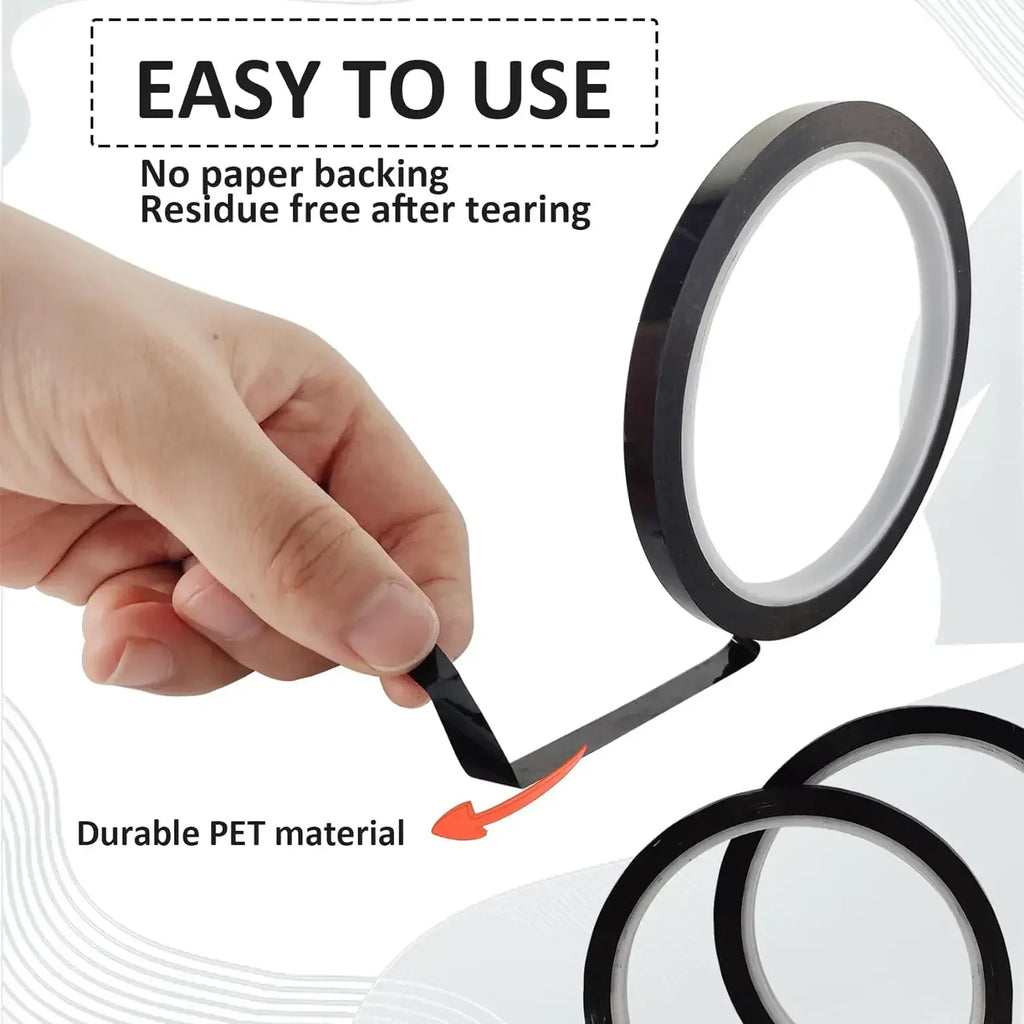 3/5/10/15mm Width Graphic Tape Pinstripe Tapes Grid Marking Tapes Whiteboard Gridding Tape Self Adhesive Artist Tape for DIY Art