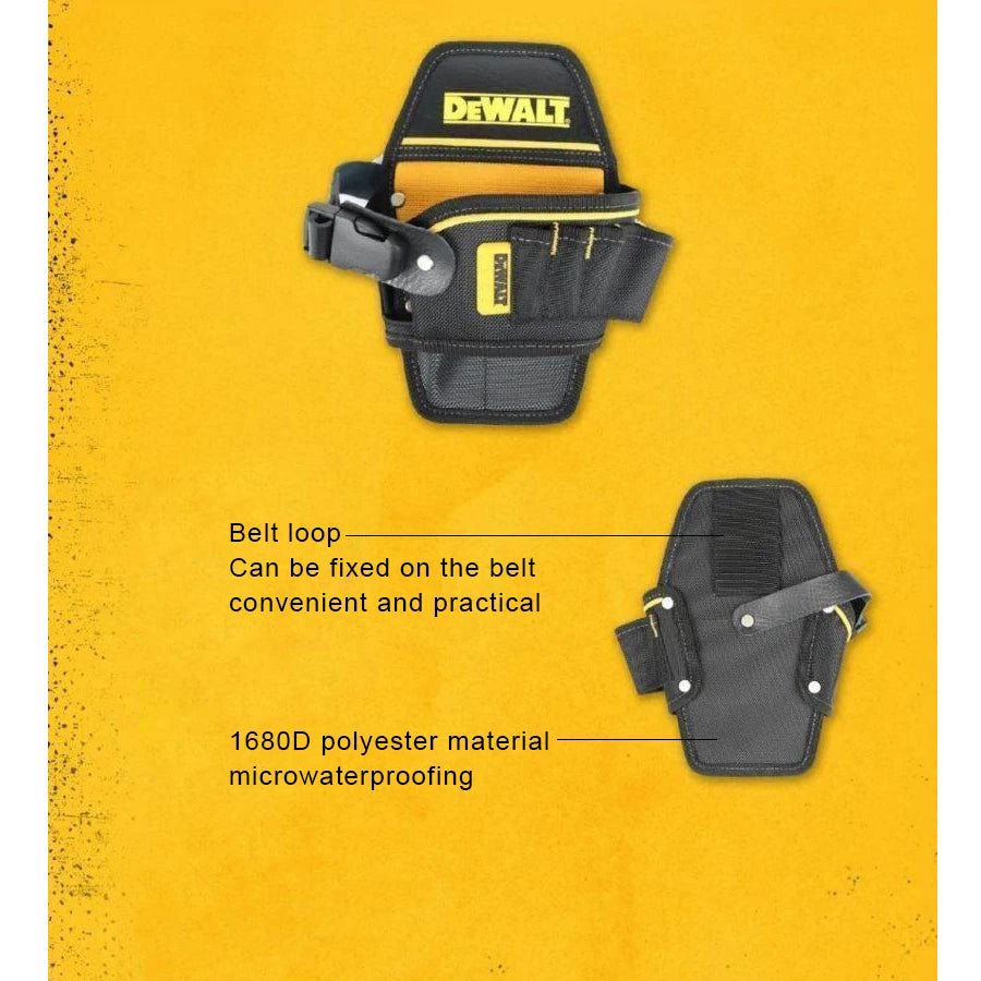 DEWALT Compact Drill Pouch with 6Pockets Electric Screwdriver Holster Power Tool Accessories DWST83486-1-23