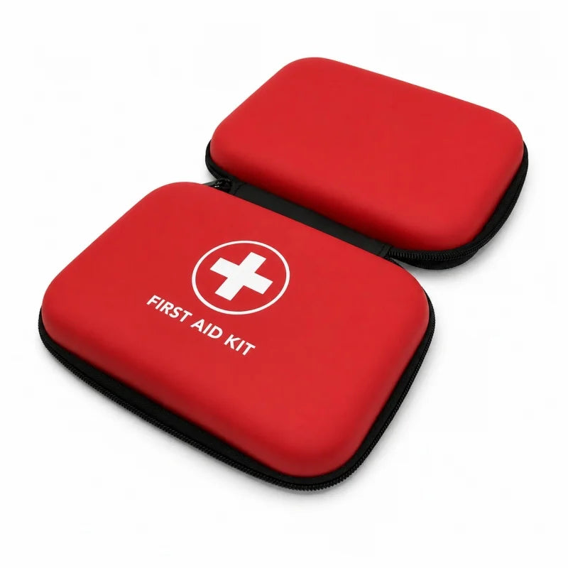 Waterproof EVA Hard Shell Case Portable First Aid Kit Mini Rescue Survival Kit For Home School Travel Car Medical Storage Case