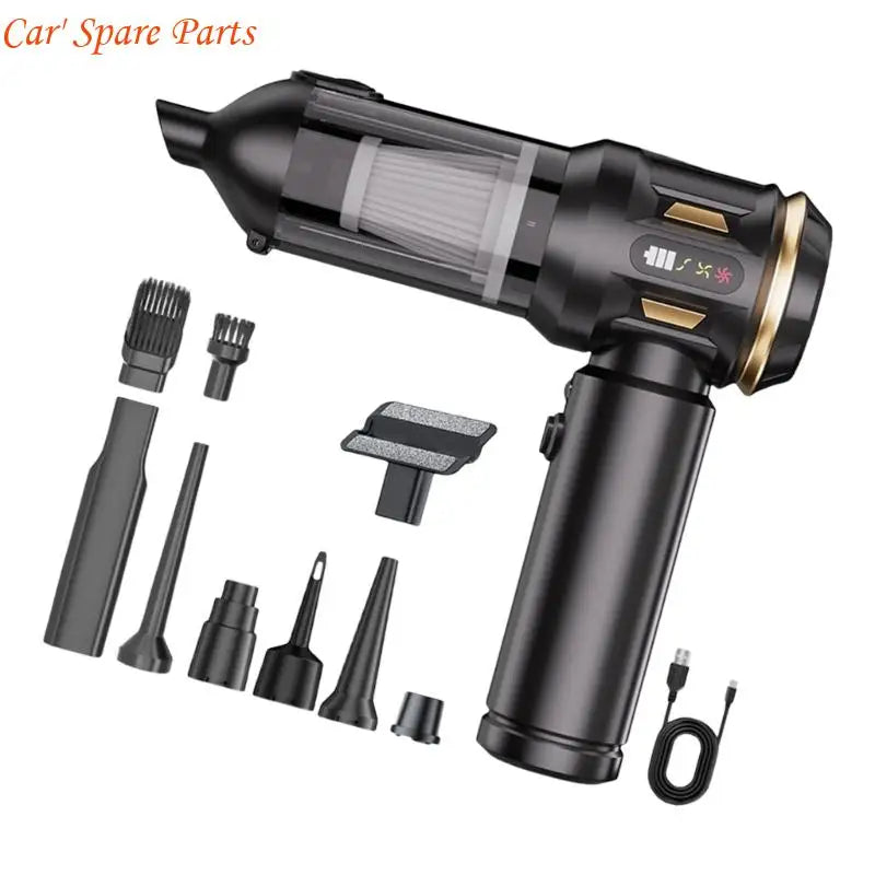 Y4UA Rechargeable Portable Wireless Handheld Vacuum 6000mAh Battery 35Min Runtime Lightweight Design For Car Home Cleaning