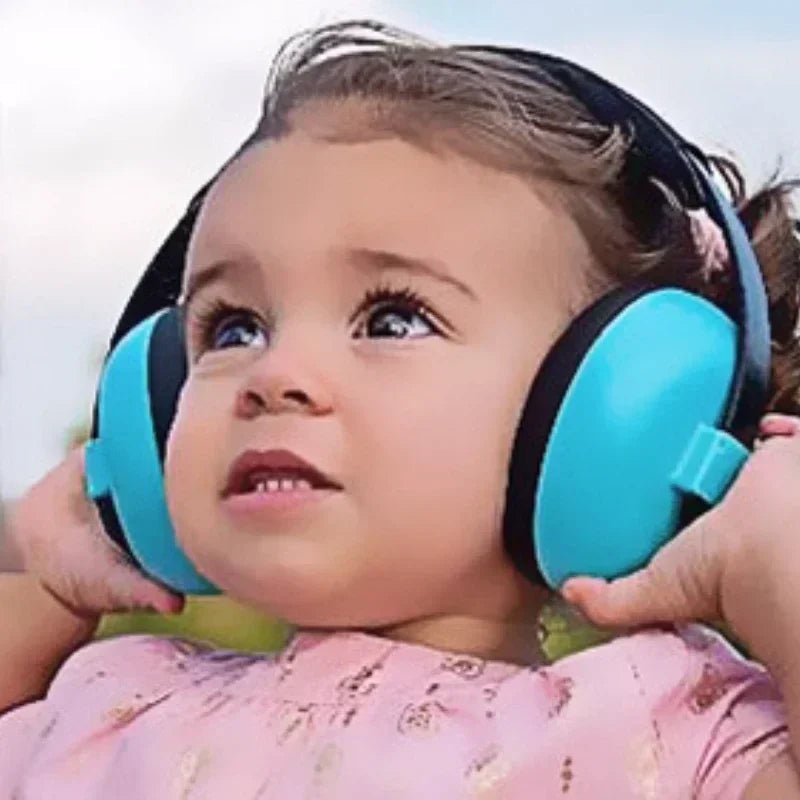 1Pc New Anti-Noise Baby Ear Protection Earmuffs Headphones for Baby Sleep & Travel Ear Protection with Stretchable Design
