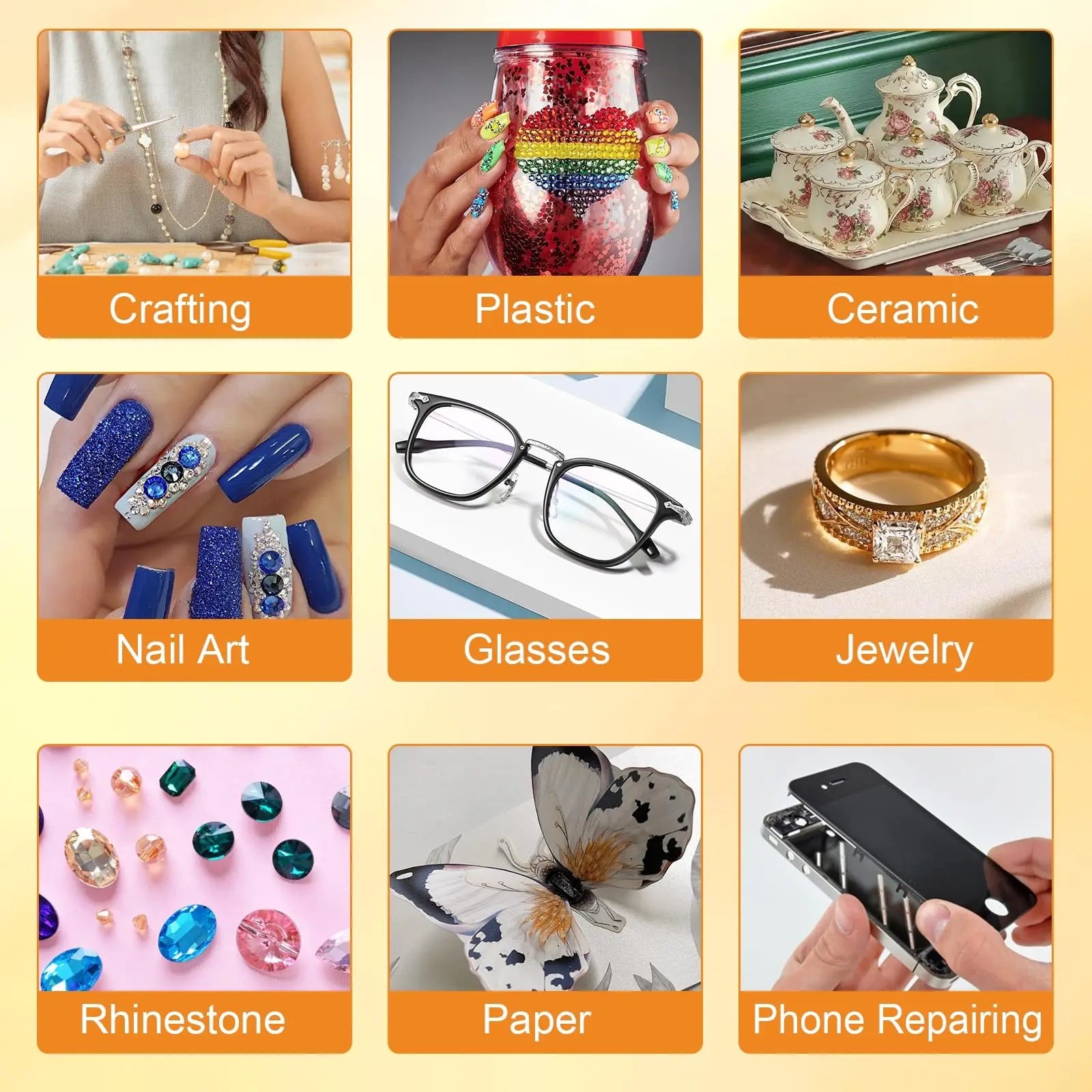 T7000 Black Glue Repair Mobile Screen Glue Waterproof Jewelry Craft Glue Liquid Super Strong Adhesives Multipurpose DIY Glue