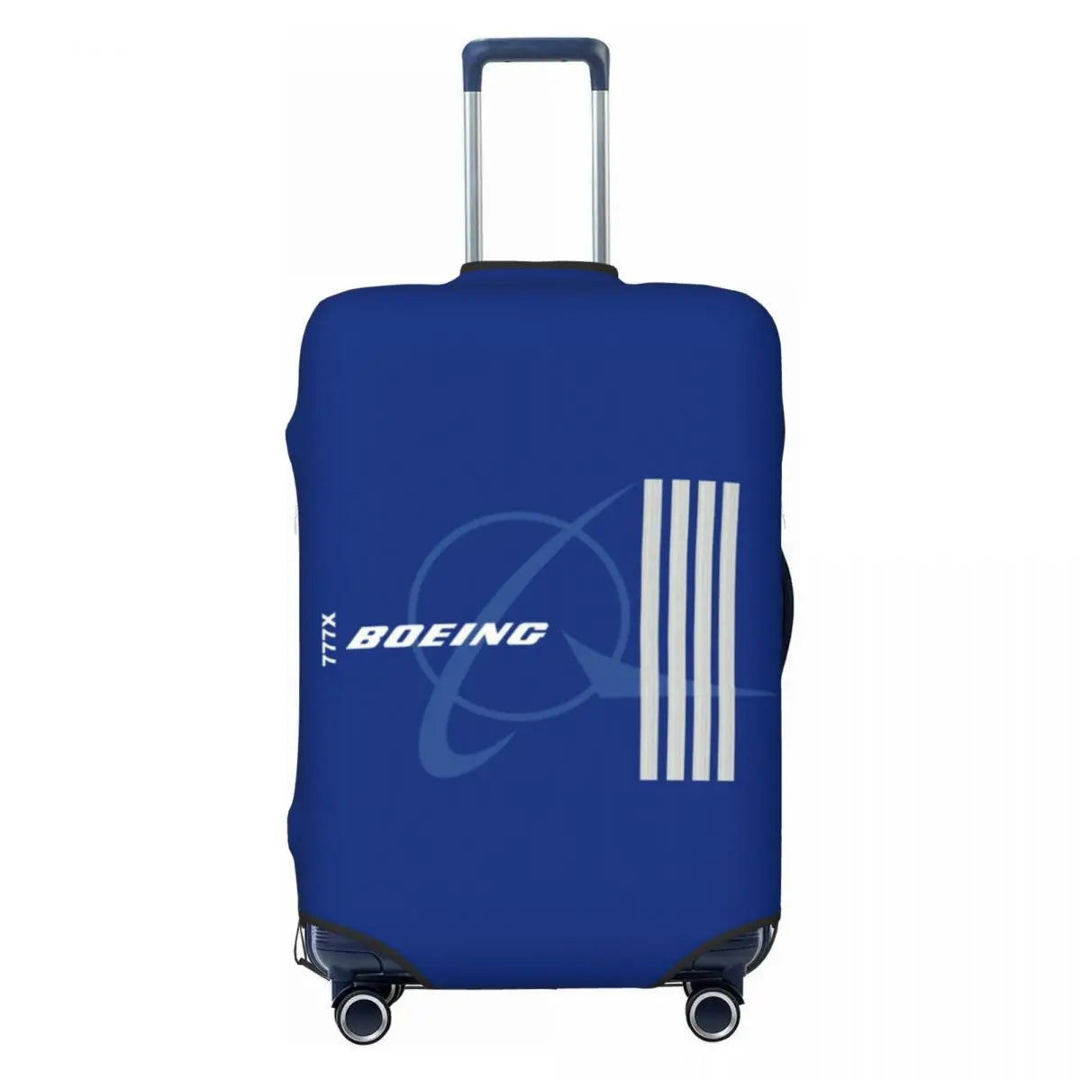 Custom Fashion Airbus Fighter Pilot Luggage Cover Protector Washable Aviation Airplane Travel Suitcase Covers
