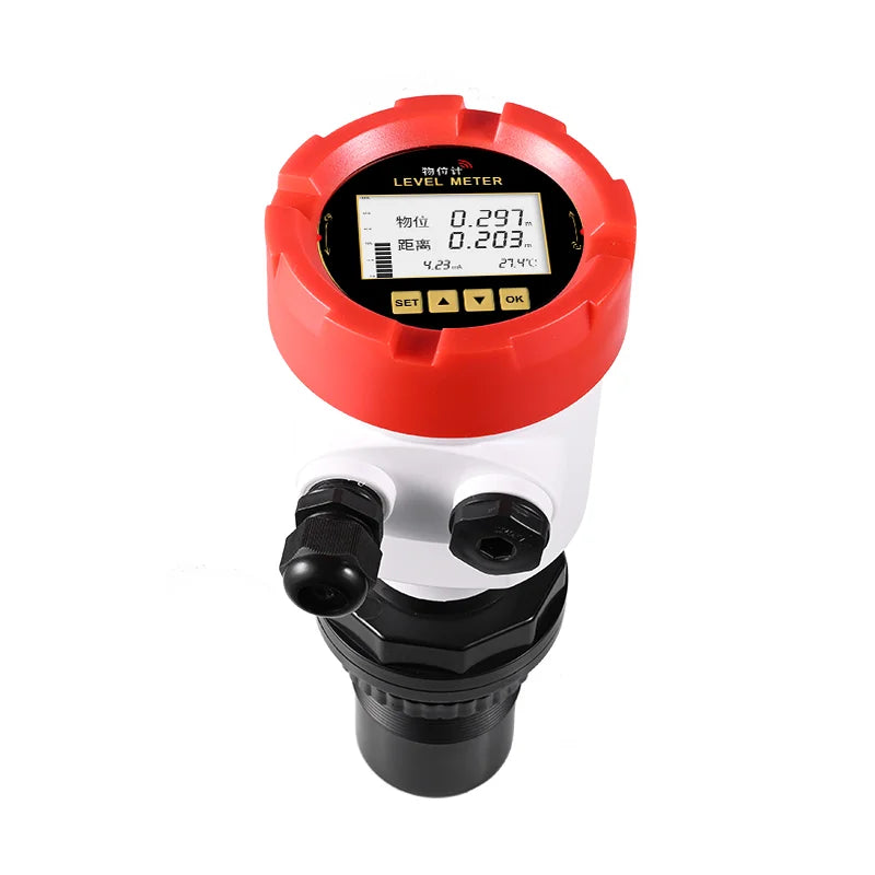 0-5m 20m 10m to 4-20mA RS485 Ultrasonic Level Sensor for Bulk Order Water Oil Tank Ultrasonic Level Measuring Sanitary Olive Oil