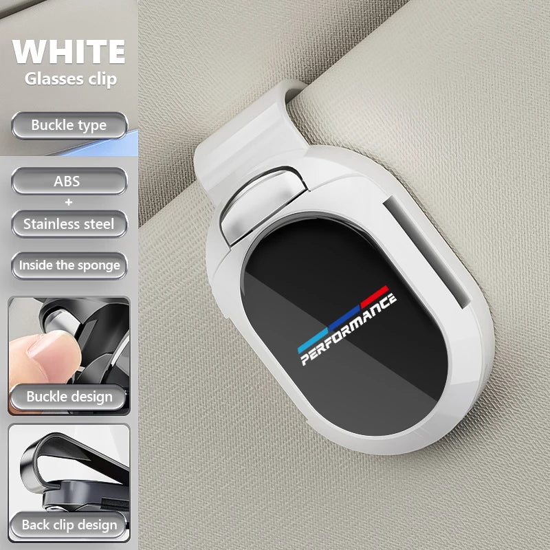 Universal Car Sunshade Sunglasses Holder Storage Glasses Clip For BMW E91 X5 E70 F11 E30 F31 X3 F25 F32 x7