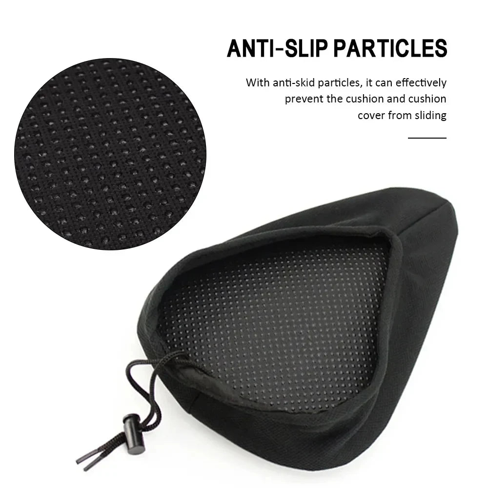 Breathable Bicycle Seat Cover MTB Bike Soft Thickened Saddle Seat Cushion Cycling Sponge Pad Cushion Cover Riding Accessories