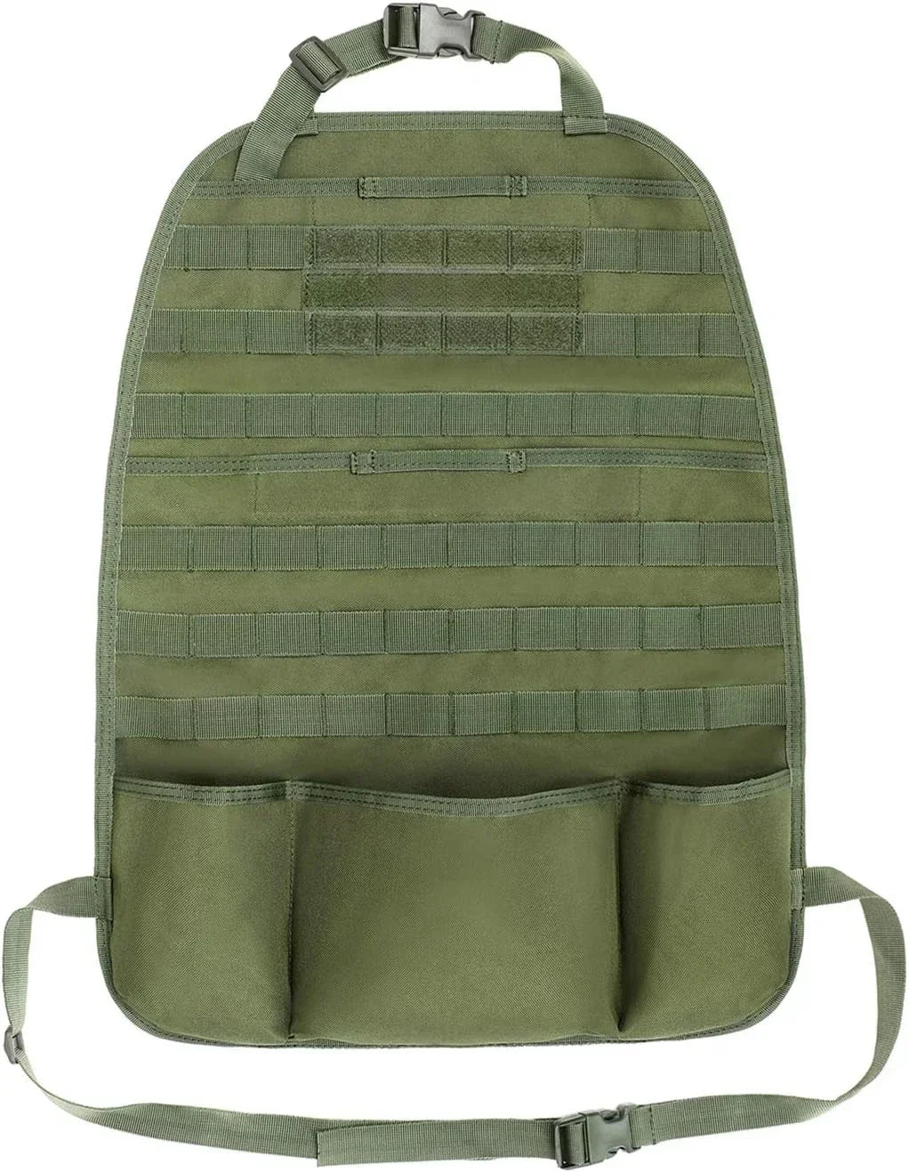 Universal Car Seat Back Organizer Tactical Molle Car Seat Organizer Storage Bag Self-driving Hunting Seat Cover Bag Accessories