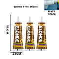 PP PE Plastic Bonding Glue Black & Transparent Super Strong Adhesive for Polypropylene, Polyethylene, ABS, PVC, PMMA, EVA Sponge