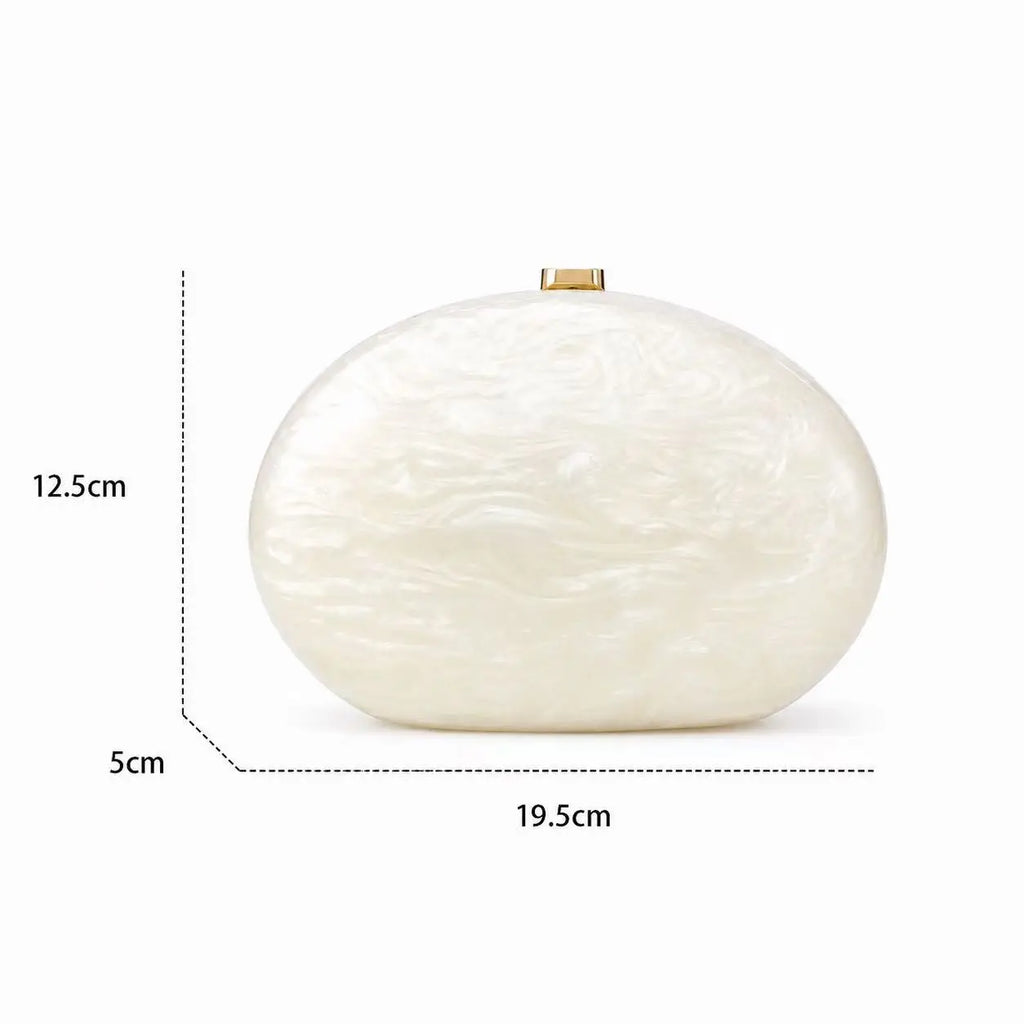New shoulder oblique span bag shell acrylic bag fashion wedding dinner clutch bag