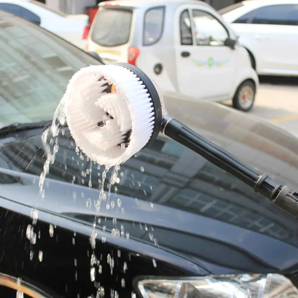 High Pressure High Pressure Car Wash Brush Rigid Clean Rotating Round Water Cleaning Brush 42 cm EVA+ABS Car Cleaning Brush