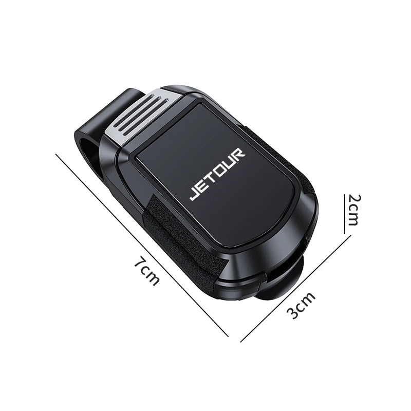 Car Sun Visor Glasses Clip Mirror Style Sunglasses Holder For Chery Jetour X70 X70SM X90 X95 DASHING i-DM T2 T3 Car Gadgets