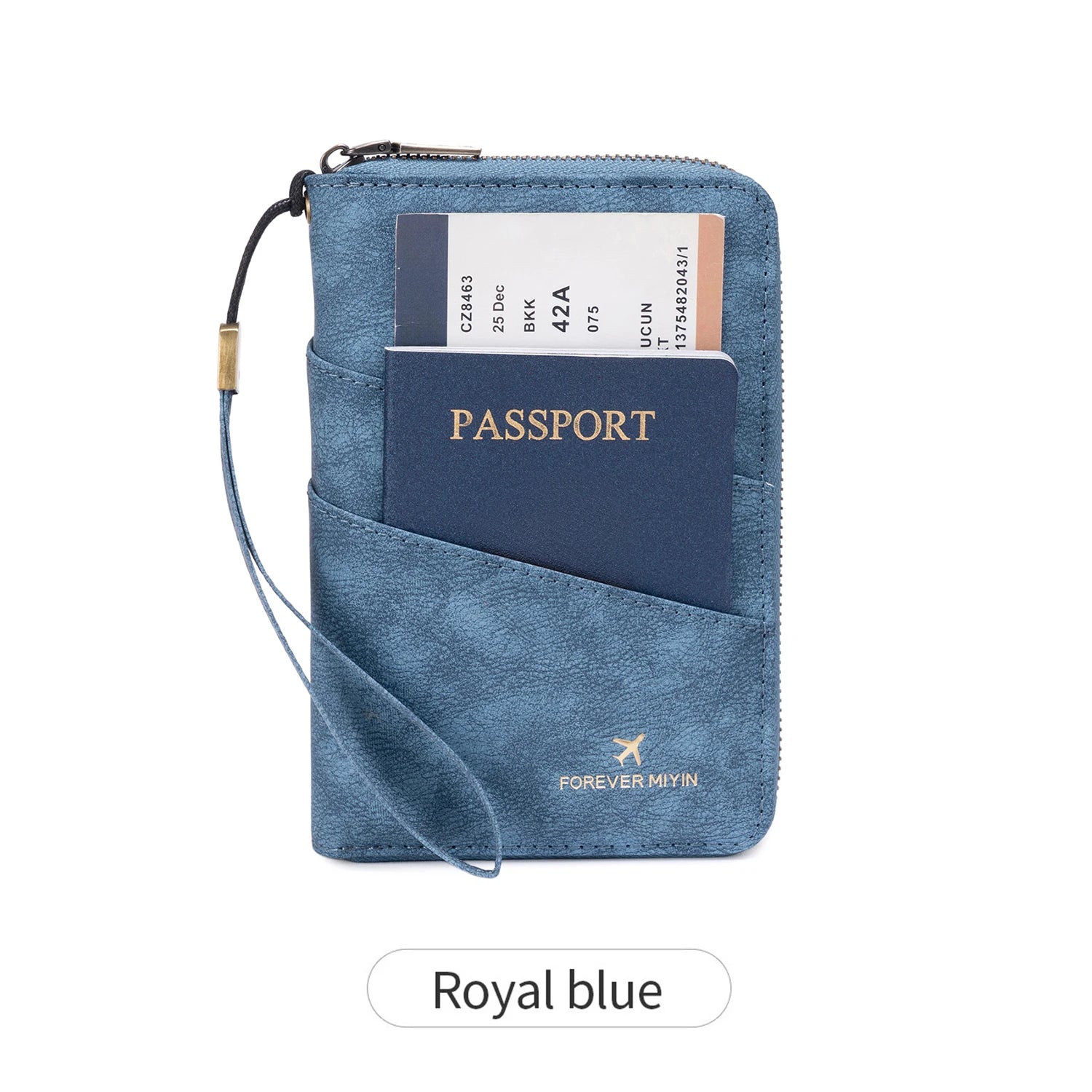 Travel Wallet Passport Credit Card Holder Organizer Cash Holder Document Bag Multifunction Purse Travel Pack Clutch Storage Bag