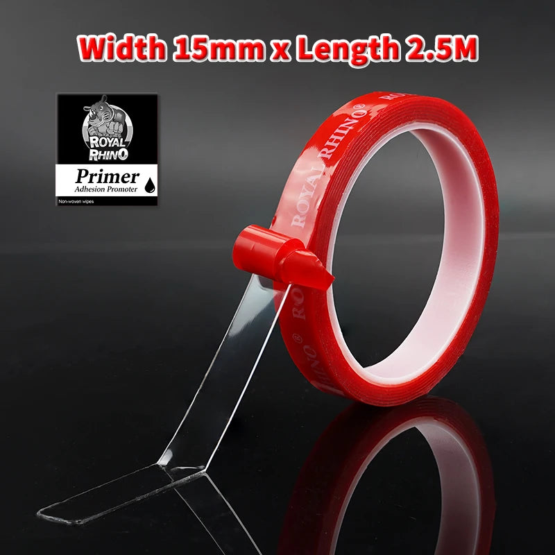 Strong Car Special Clear Double Sided Tape Heavy Duty Acrylic Foam Adhesive Sticker for Auto Rear Spoiler Household Accessories