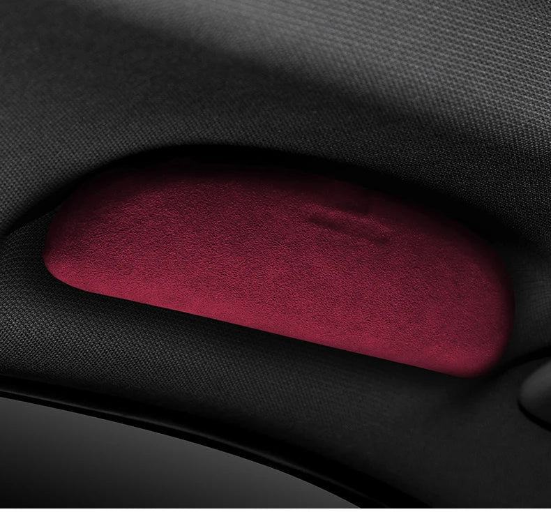Applicable For Mercedes-Benz A/B/C/E/GLC/GLA/GLB/GLE Premium Suede Car Glasses Case Sunglasses Sun Glasses Storage RackHolder