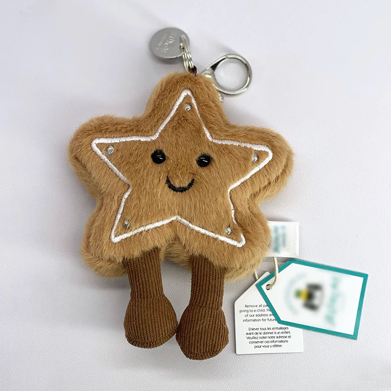 JC Plush Bag Charms, Golf-Themed Keychains, Jellyfish Plush Toys, And Bag Charms Shaped Like Macarons Muffins And Baseballs