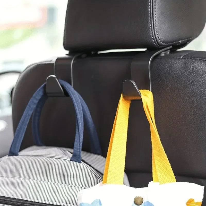2/4PCS Automobile Pendant Supplies Headrest Hook Hidden Car Rear Seat Back Car Multi-Function Seat Hook