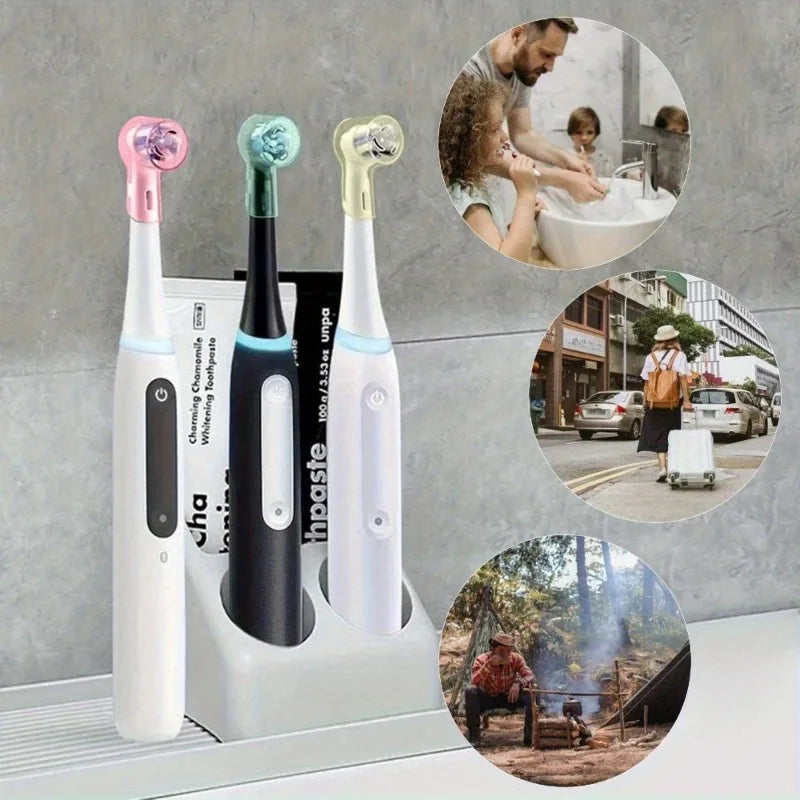 Universal Electric Toothbrush Head Protective Cover With Cap Toothbrush DustProof Cover Plastic Travel Portable Toothbrush Case