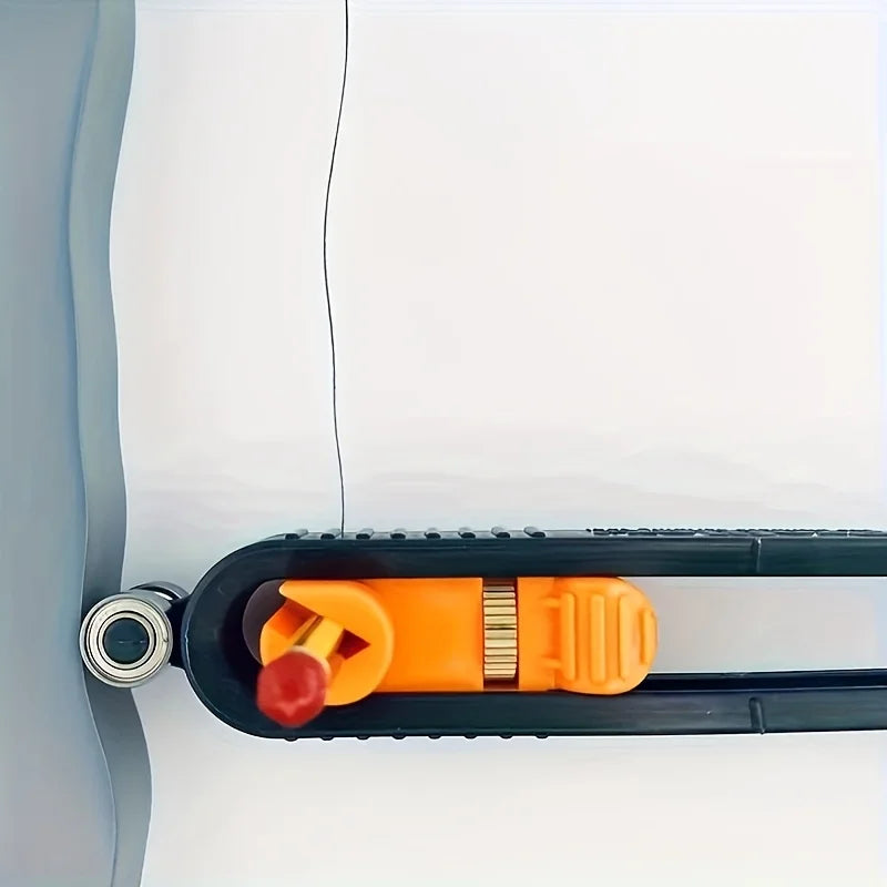 Precision Woodworking Tool Set with Locking Mechanism - Adjustable Irregular Curve and Contour Marking Ruler