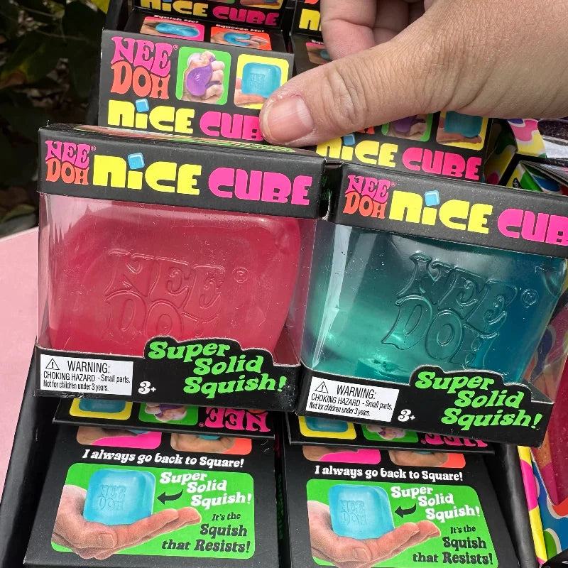 Trending Nee Doh Jellyfish & Cube Squish Toy - Soft Jelly Squeeze Stress Relief Fidget, Sensory NeeDoh for Kids & Adults 2026@！