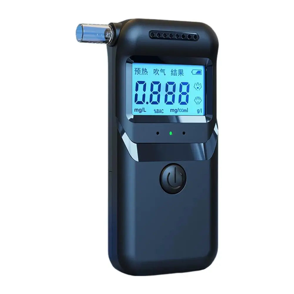 Alcohol Breathalyzer Tester with Digital LCD Display for Home Use Drunk Driving Analyzer Car Accessories