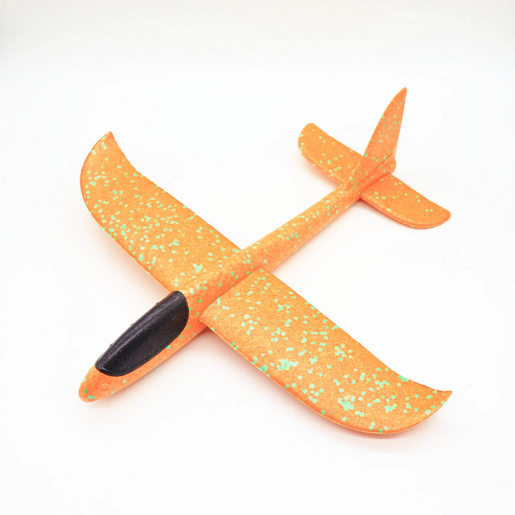 48cm Large Foam Airplane Children's Hand Thrown Airplane Glider Toy Outdoor Parent-child Interaction Funny Toy Boy Gift