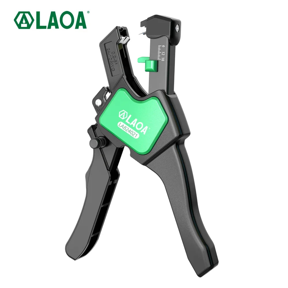 LAOA Multifunctional Fast Fully Automatic Wire Stripping Pliers 0.2-6 Cable Cutting Nippers Adjustable Electrician Pliers