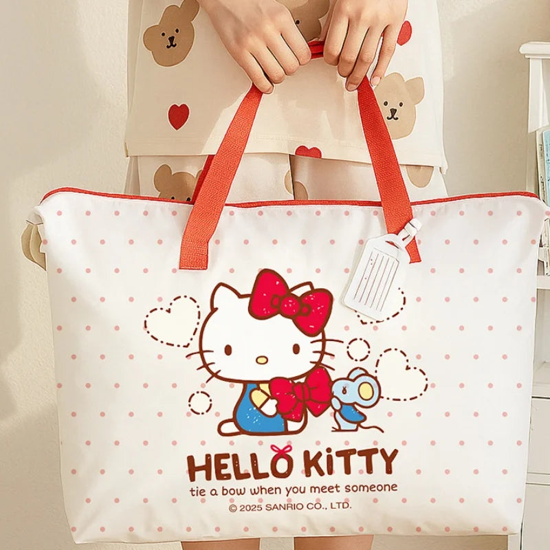 Children's Quilt Bag Cartoon Large Capacity Travel, New Season, New Moving, Clothing Storage, Sorting, Organizing, Packaging Bag