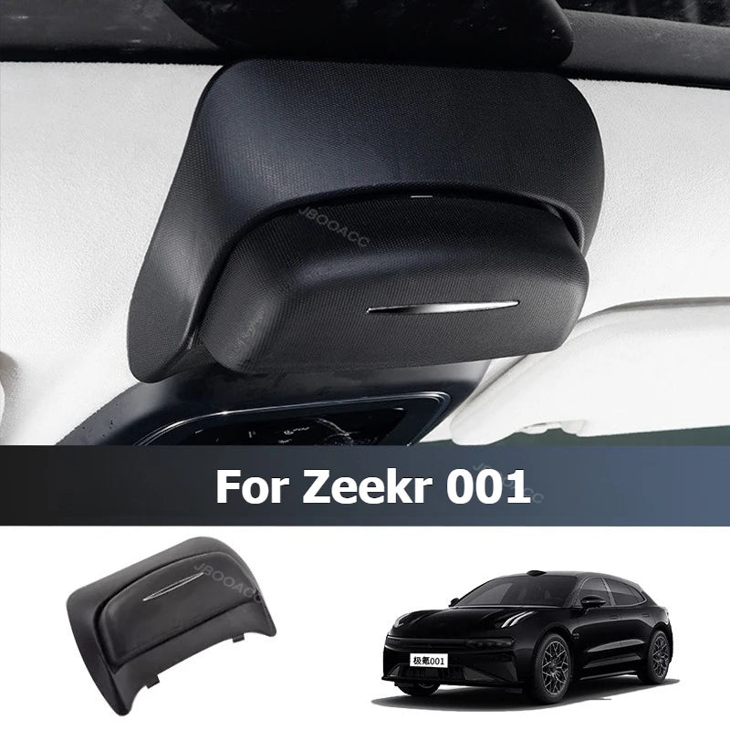 For Geely Zeekr 7X 2025 001/009 2021-2024 Car Roof Sunglasses Holder Glasses Case Mounted Storage Box Car Receipt Storage Box