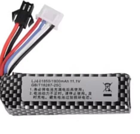 Water Gun 3S 11.1V 1800mAh 25C 401855 lipo Battery+ USB Charger Set for M4/AK Mini Airsoft BB Air Pistol Electric Toys RC Parts