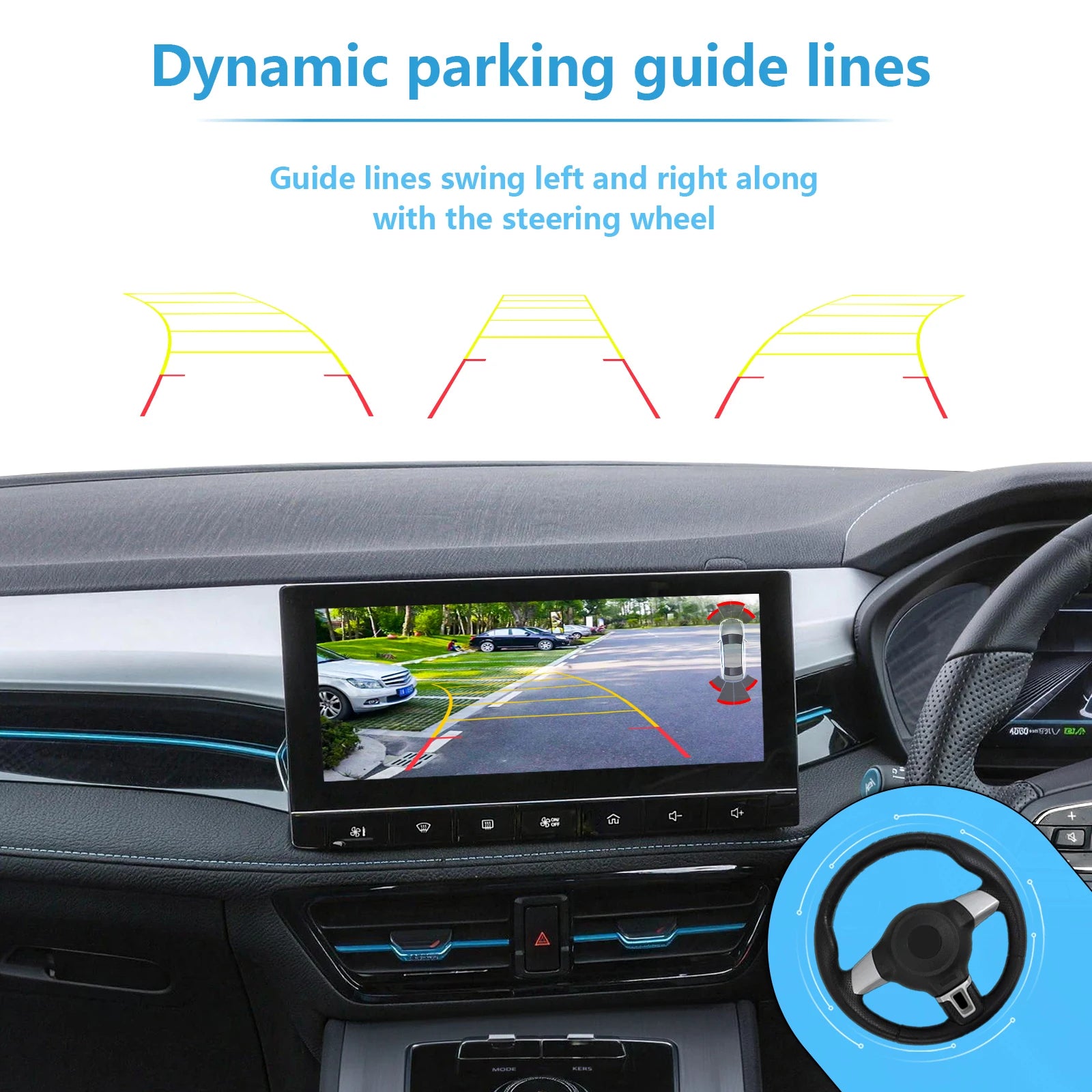AHD Backup Camera Interface for SAIC MG5 2025-2026, No Need Programing Code