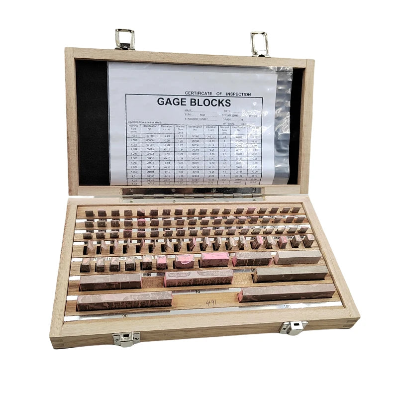 38/47/83/87pcs Block Gauge Set,0/1 Grade,High Speed Steel Gage Block,Custom Block Tools for Inspection & Measurement