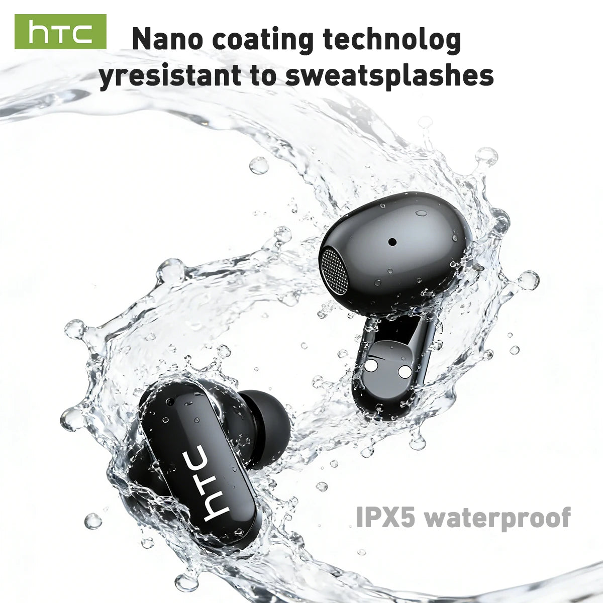 Auriculares Traductor DeIdioma 2026 HTC NE71 AI Real-Time Translator Earbuds BT6.0 Smart LED Screen IPX6 Waterproof HiFi Choice