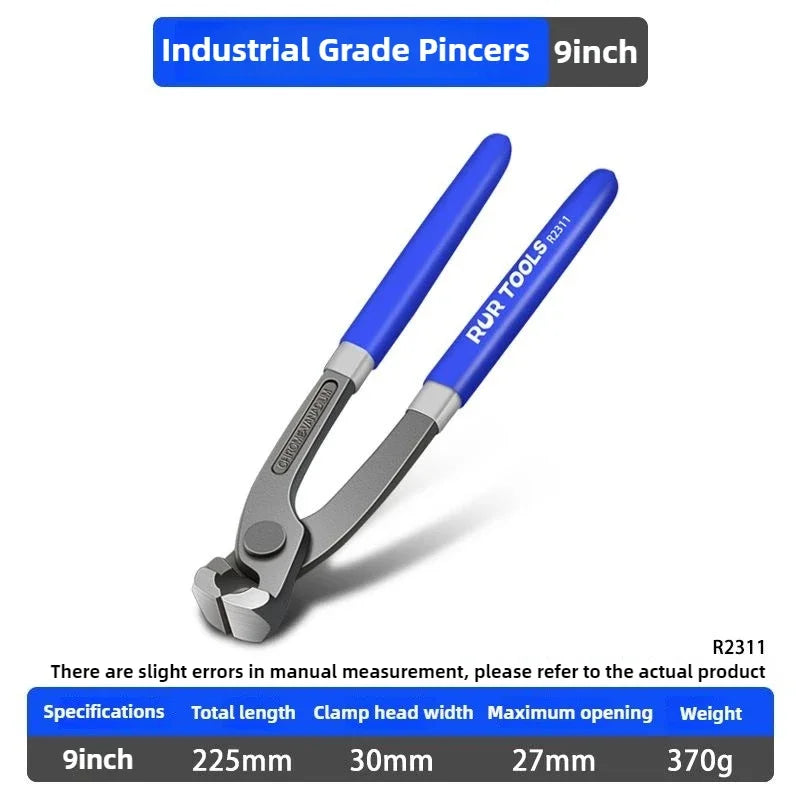 Tower Pincers Non-slip Grips Pliers Flat Mouth Cattle Horse Hoof Nippers Snips Puller Hand Tools Pulling Nails Cutting Wires