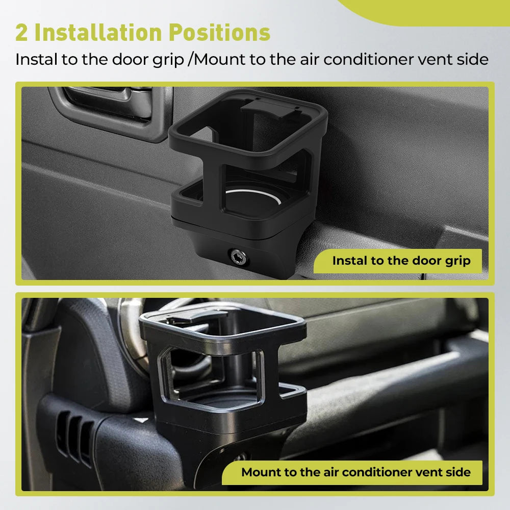 For Suzuki Jimny JB74 JB64 2019-2025 Water Cup Holder Bracket High-Quality ABS Drinkes Support Car interior Accessories 2020