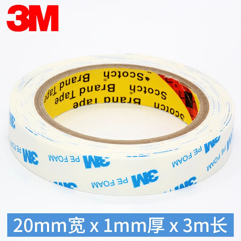 3M Strong Foam Double-Sided Adhesive 1600T Non-Trace High Viscosity Tape High Temperature Resistant Waterproof Adhesive Tape