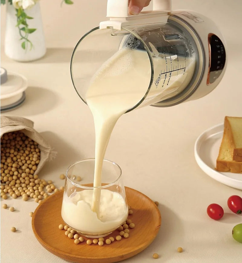1.5L Soy Milk Machine Multifunctional Wall Breaker Appointment Auto Rice Paste Machine 8-Blade Knife Blender Home Electric Juice