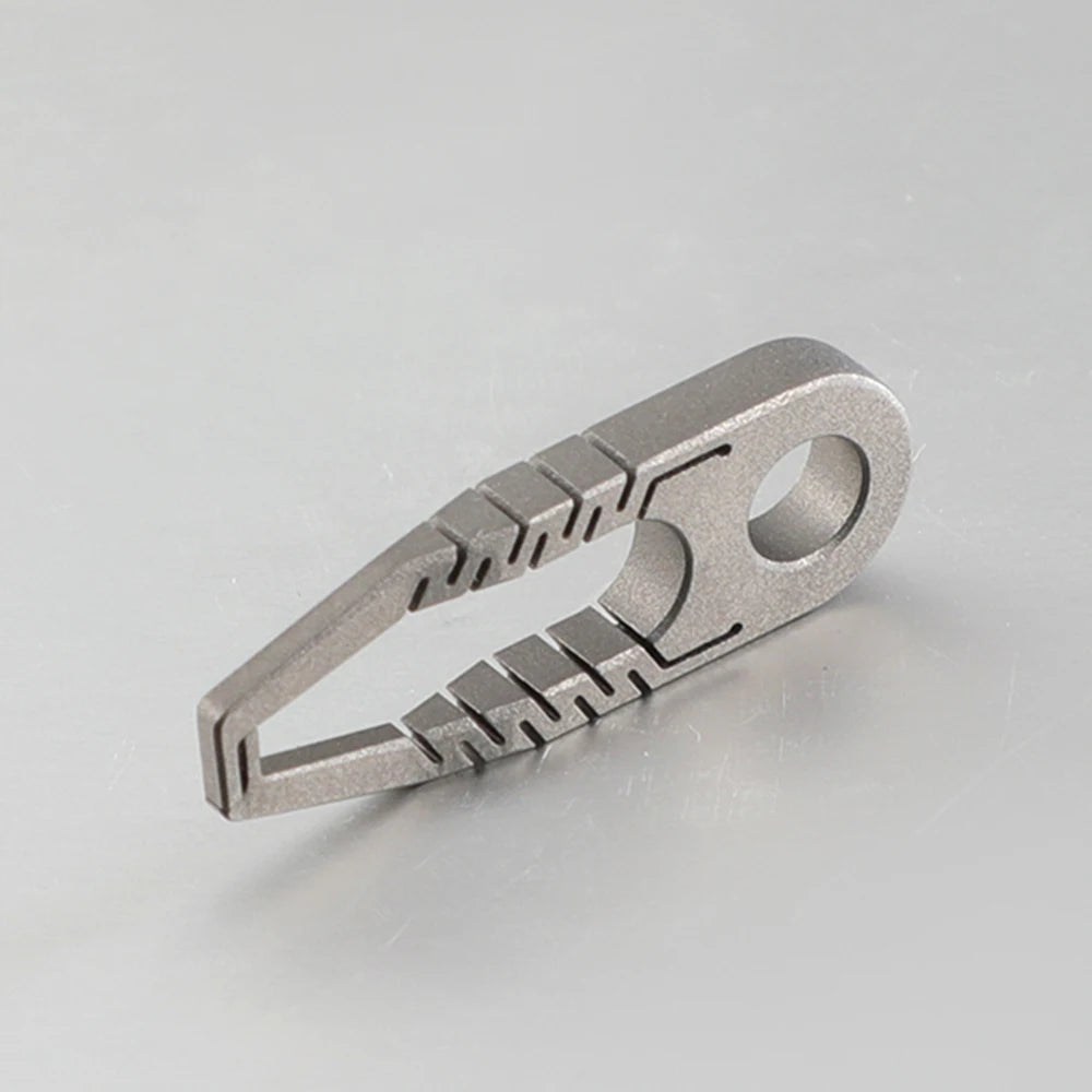 Mini Size Keychain Very Small Buckle Titanium Alloy Keyring Outdoor Small Tool