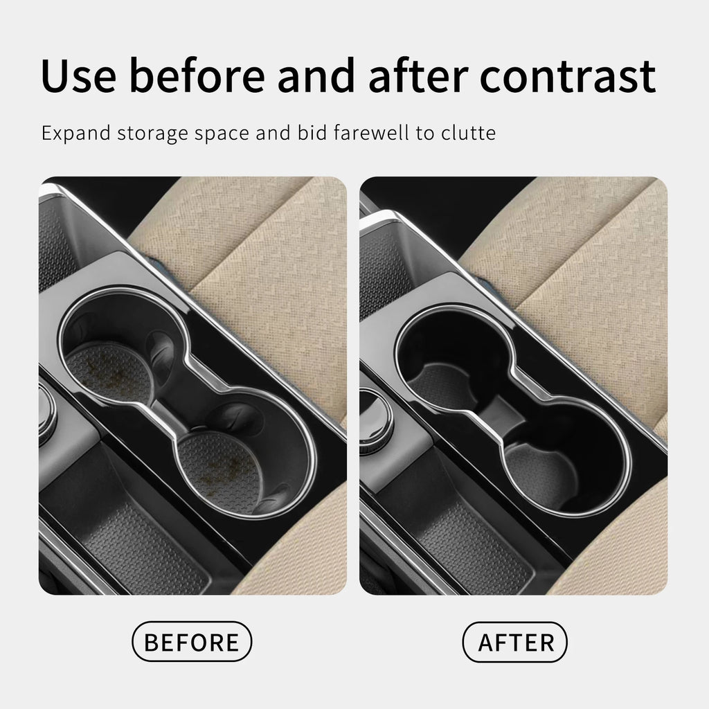 for Chevrolet Equinox 2024 2025 Central Console Water Cup Holder Car Interior Accessories Drinks Holder Storage Case