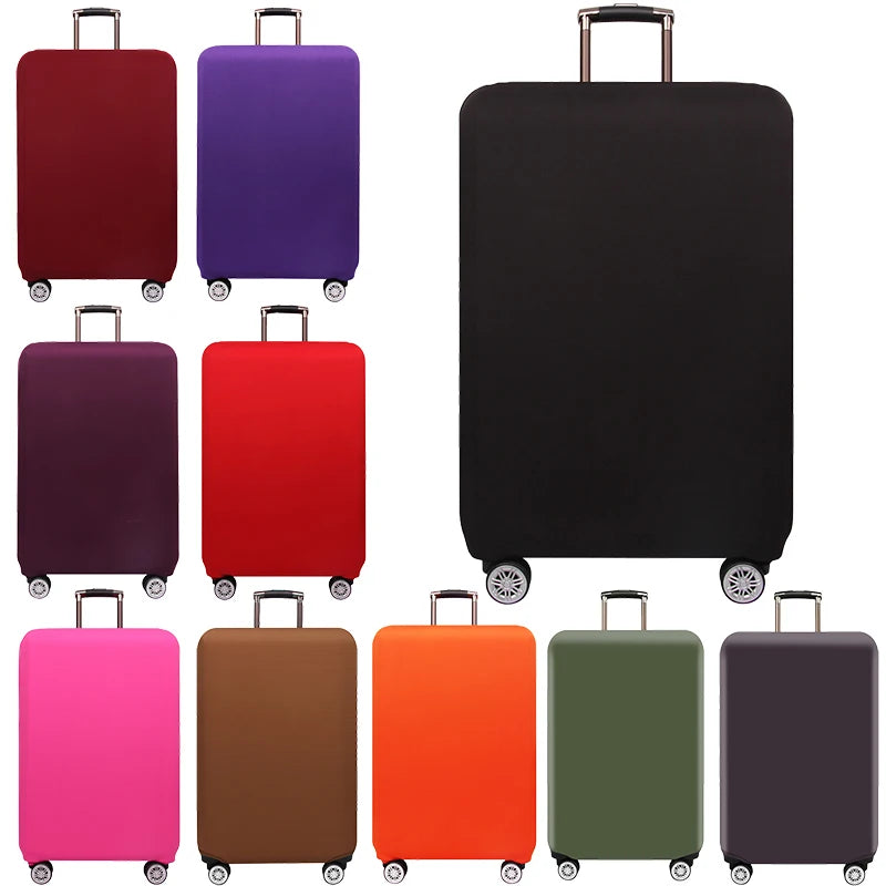 Luggage Cover Stretch Fabric Suitcase Protector Baggage Dust Case Cover Suitable for 18-32 Inch Suitcase Case Travel Organizer