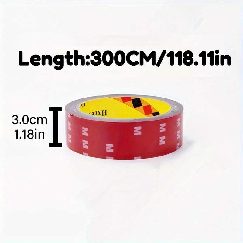 300CM Extra Strong Double Sided Tape Adhesive Car Special Tear Off Without Leaving Traces High Viscosity Mounting Fixing Sticky